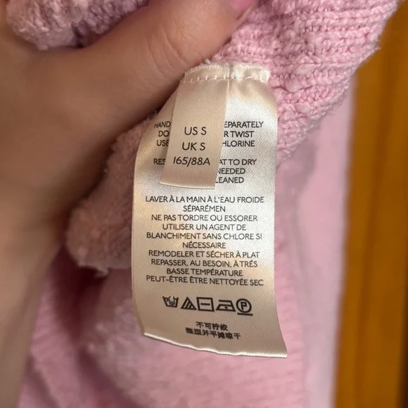 Free People Found My Friend Cardi Pink - Picture 6 of 7